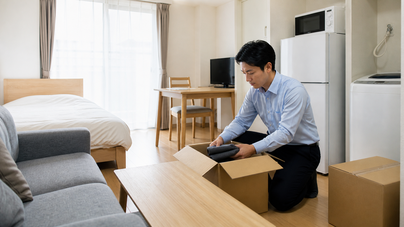05_単身赴任の引っ越しとレンタル家具